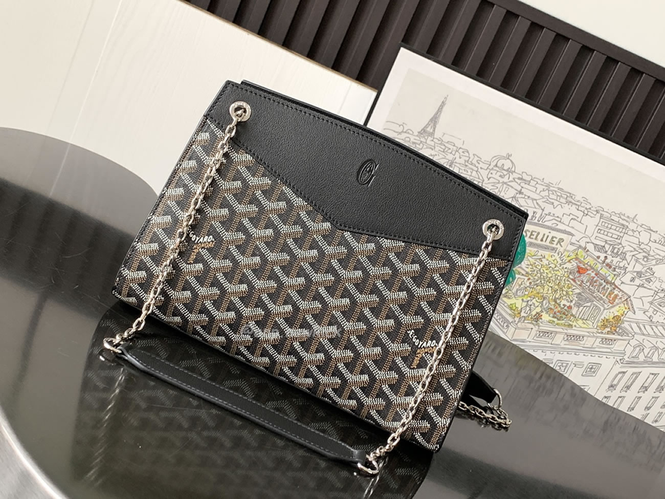 Goyard Rouette Small Hard Version 18 Cm X 9 Cm X 25.5 Cm (13) - newkick.app